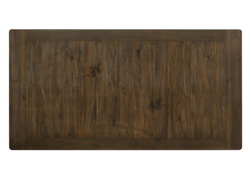 Fedele - Mesa de comedor - Acabado roble envejecido y crema