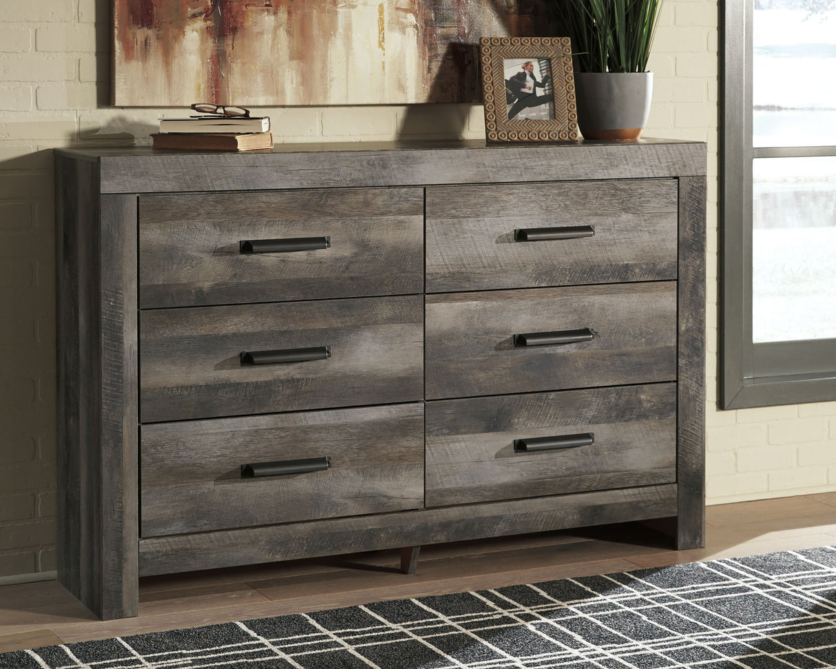 Wynnlow - Juego de dormitorio con panel en cruz