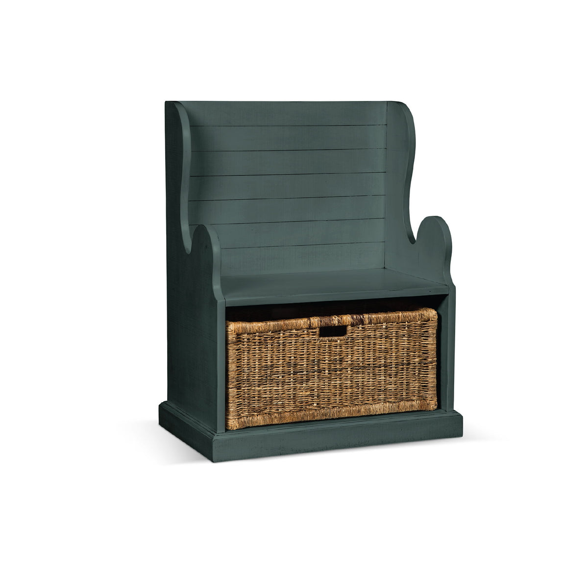 Manor House - Hall Seat - Blue / Dark Brown