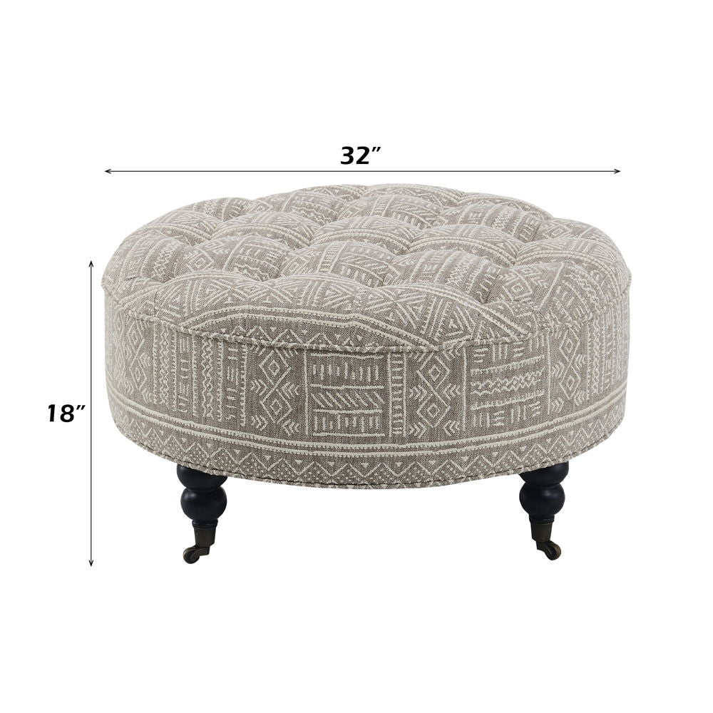 Upendo - Otomana con ruedas - Beige