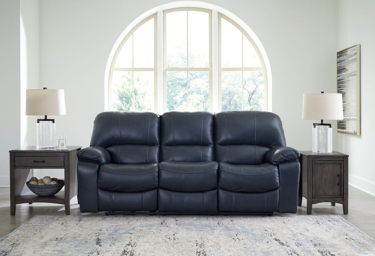 Leesworth - 3 Pzas. - Sofá Reclinable Eléctrico, Sofá Biplaza Reclinable Eléctrico, Sillón Reclinable Mecedor Eléctrico - Ocean