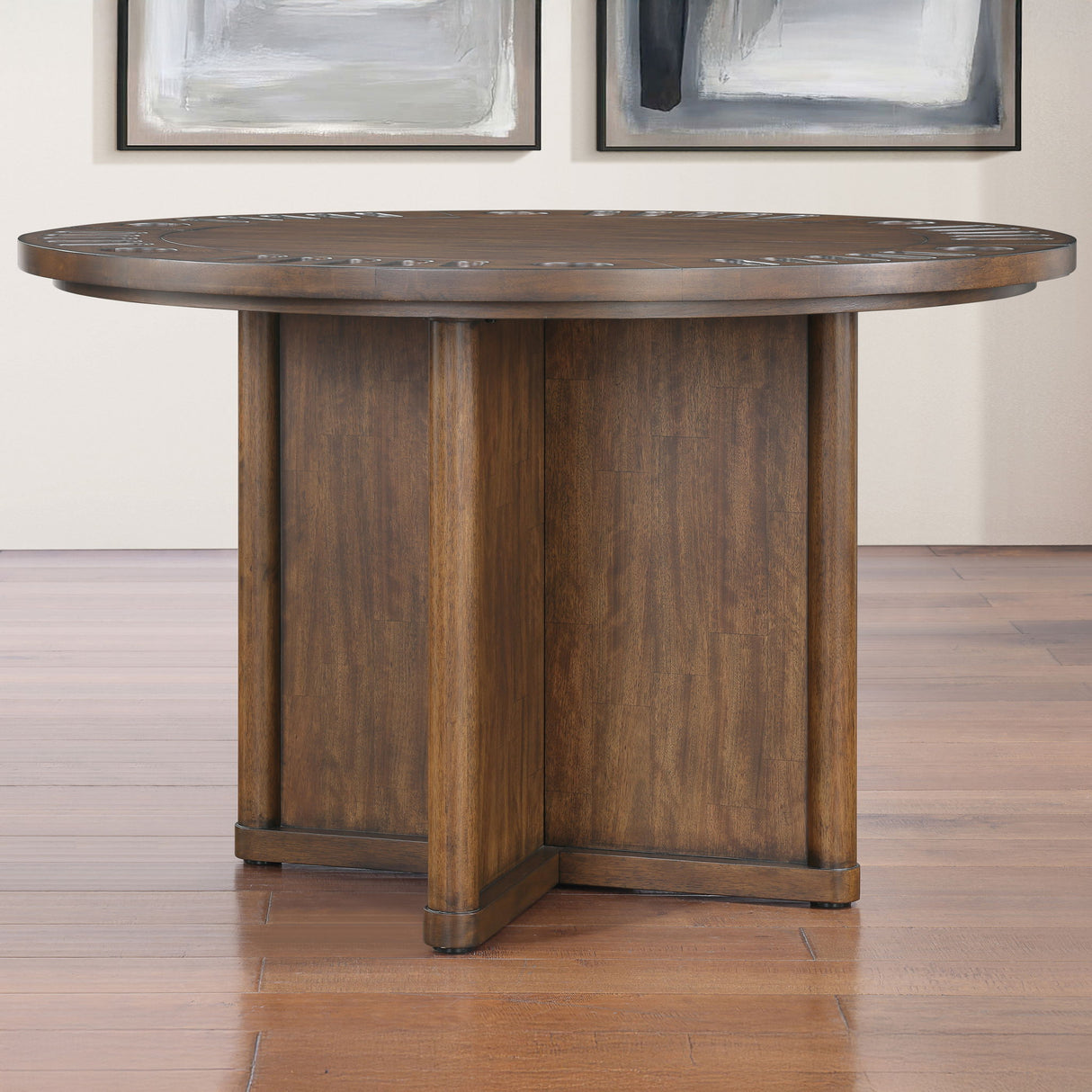 Cambridge - Dining Table With Game Table Top - Brown