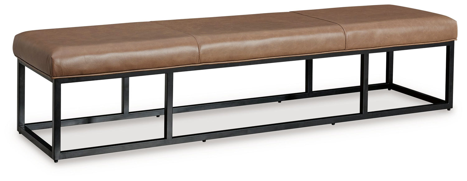 Joston - Accent Bench - Caramel