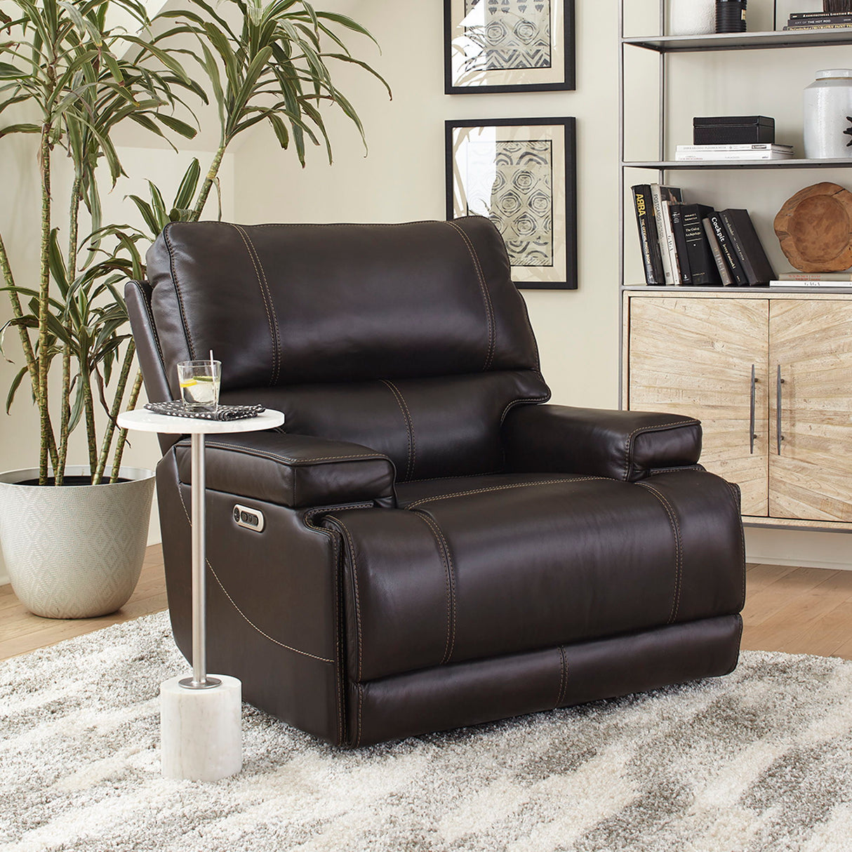 Whitman - Sillón reclinable inalámbrico a motor