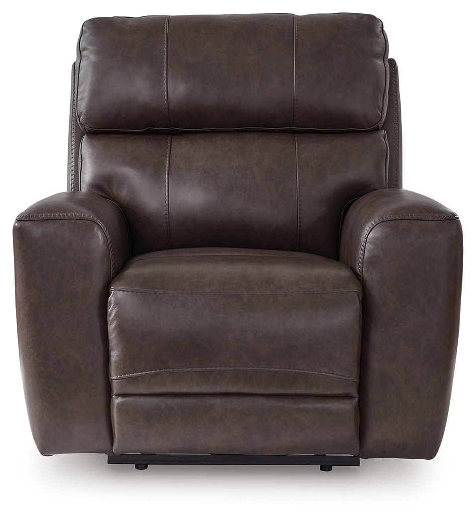 Crossplex - Sillón reclinable eléctrico / Reposacabezas ajustable - Smoke
