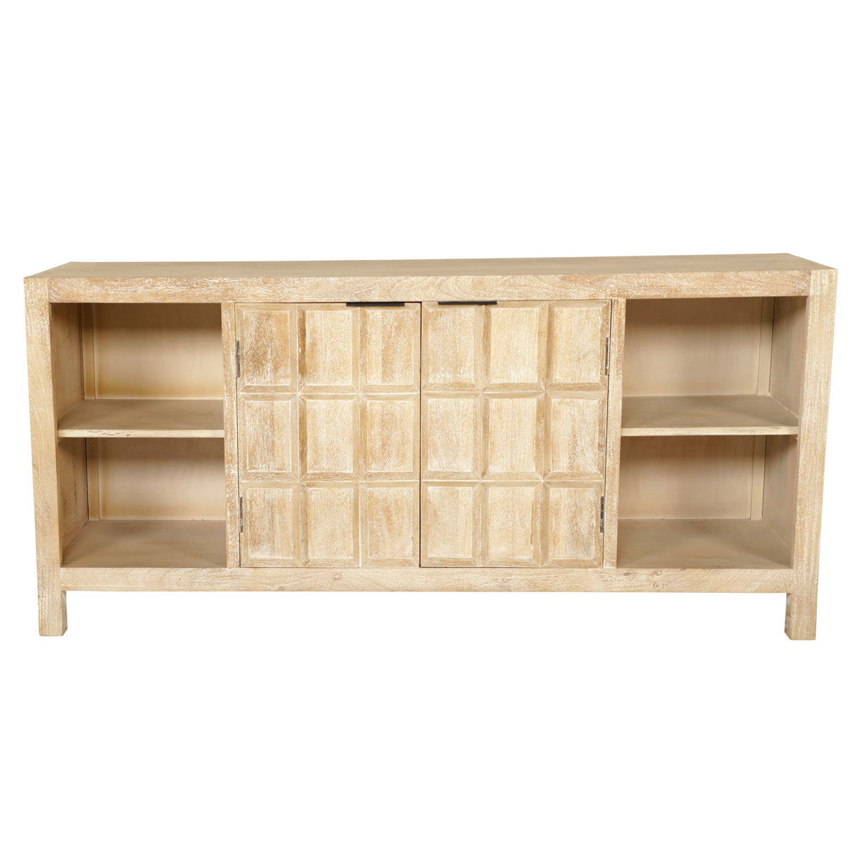 Laguna - Consola de 64" - Madera natural blanqueada
