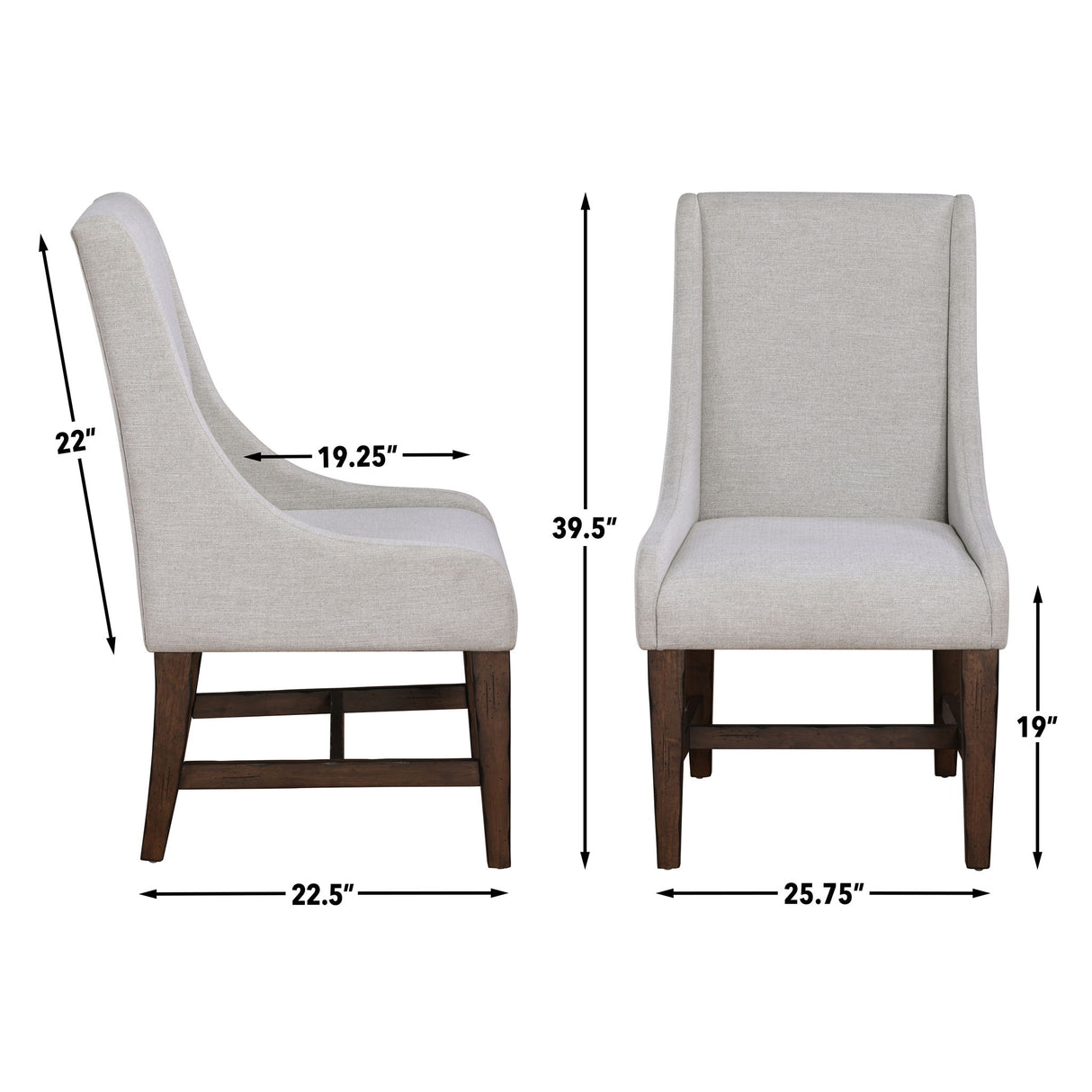 Auburn - Arm Chair - White alternate view 3