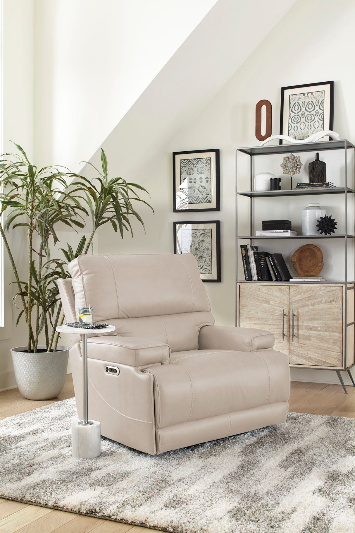 Whitman - Sillón reclinable inalámbrico a motor