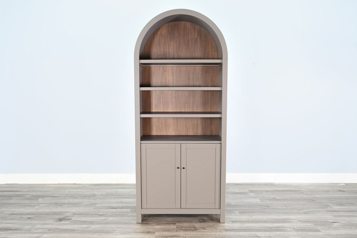 Arched Display Cabinet With Doors