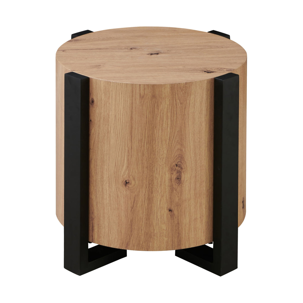 Darcie - Faux Wood Round Table