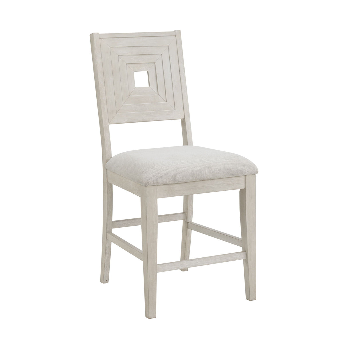 Avalanche - Silla de comedor auxiliar (Juego de 2) - Blanco antiguo