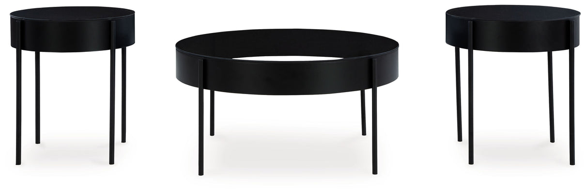 Ardoline - Occasional Table Set (Set of 3) - Black alternate view 2