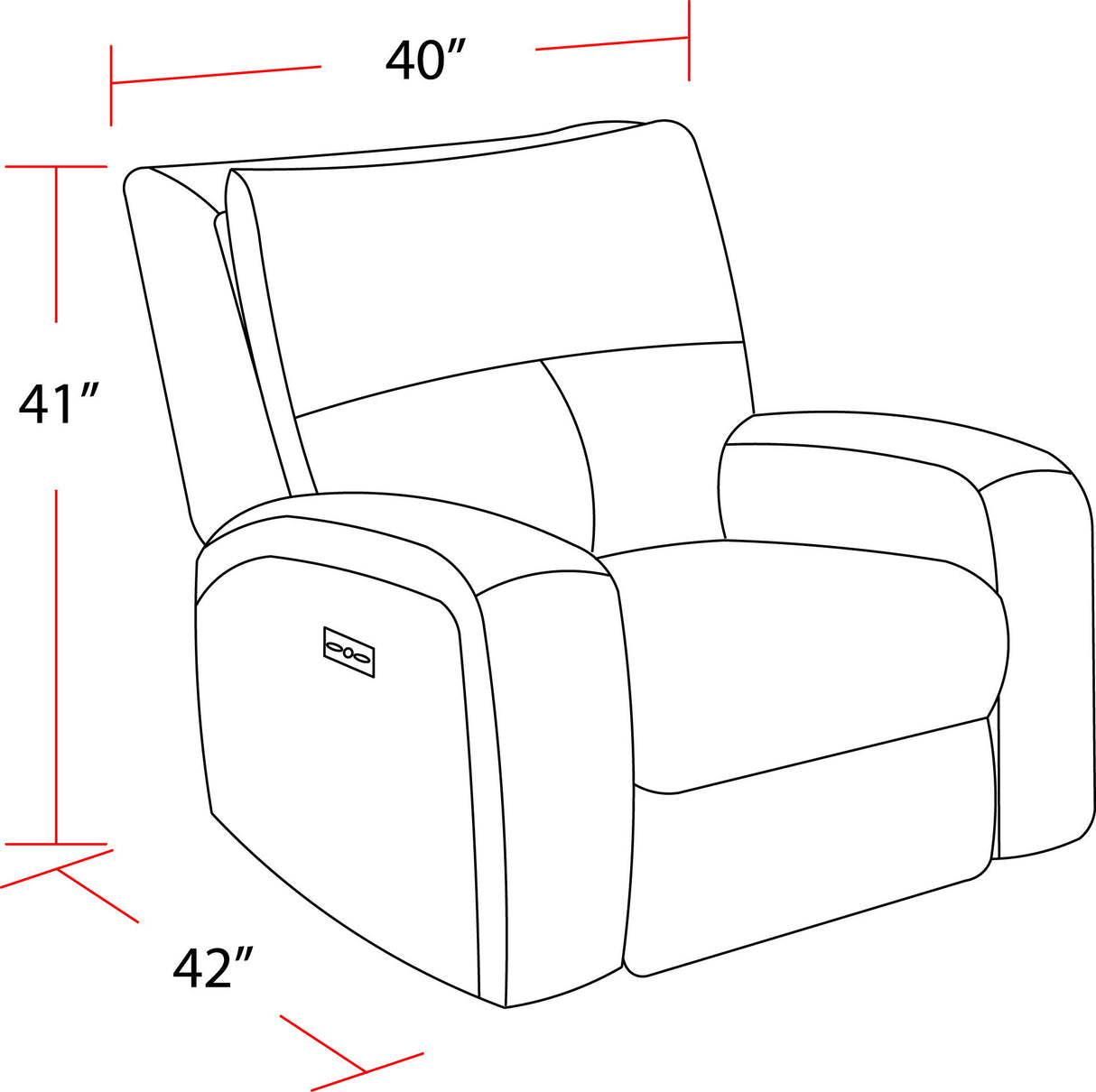 Polaris - Sillón reclinable eléctrico