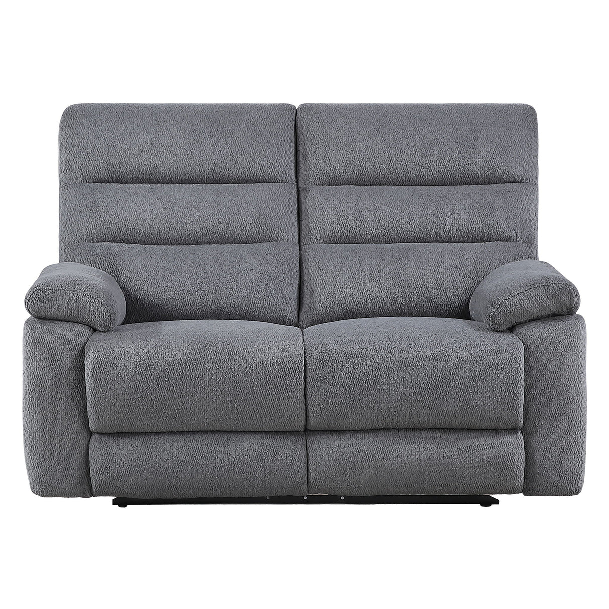 Cozy - Manual Recliner Loveseat - Gray