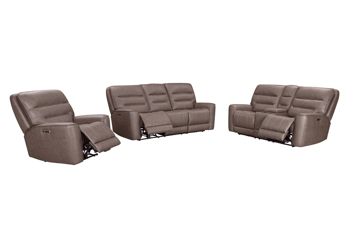 Lawson - Juego de sofá reclinable eléctrico