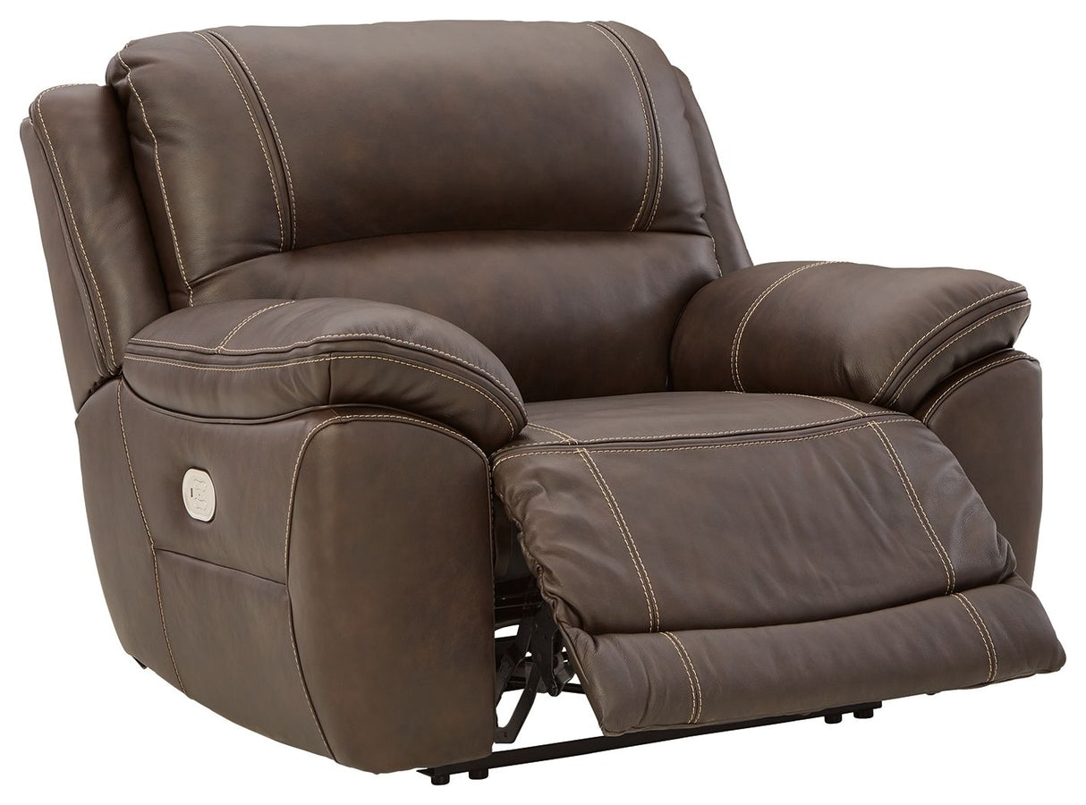Dunleith - Sillón reclinable de pared cero con cabecera eléctrica - Chocolate