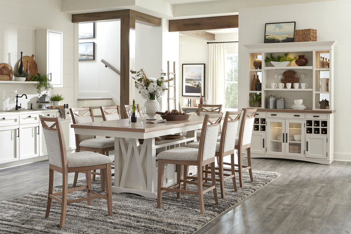 Americana Modern Dining - Upholstered Counter Chair (Set of 2) - Cotton alternate view 2