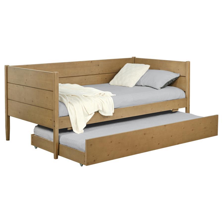 Calinda - Wood Twin Daybed With Trundle - Natural