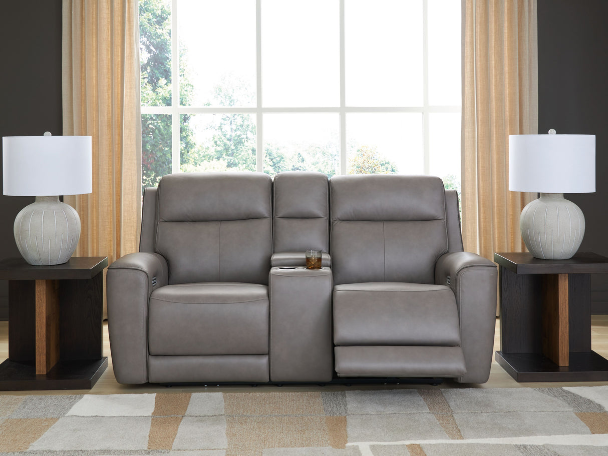 5Z-Comfort - Relaxation - Power Reclining Loveseat with Console / Adj Headrest alternate view 6