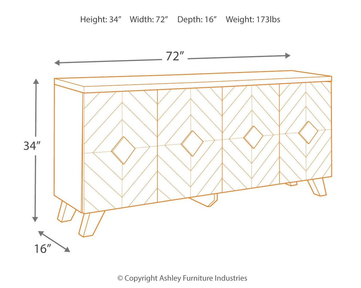 Robin Ridge - Gabinete decorativo - Marrón / Beige