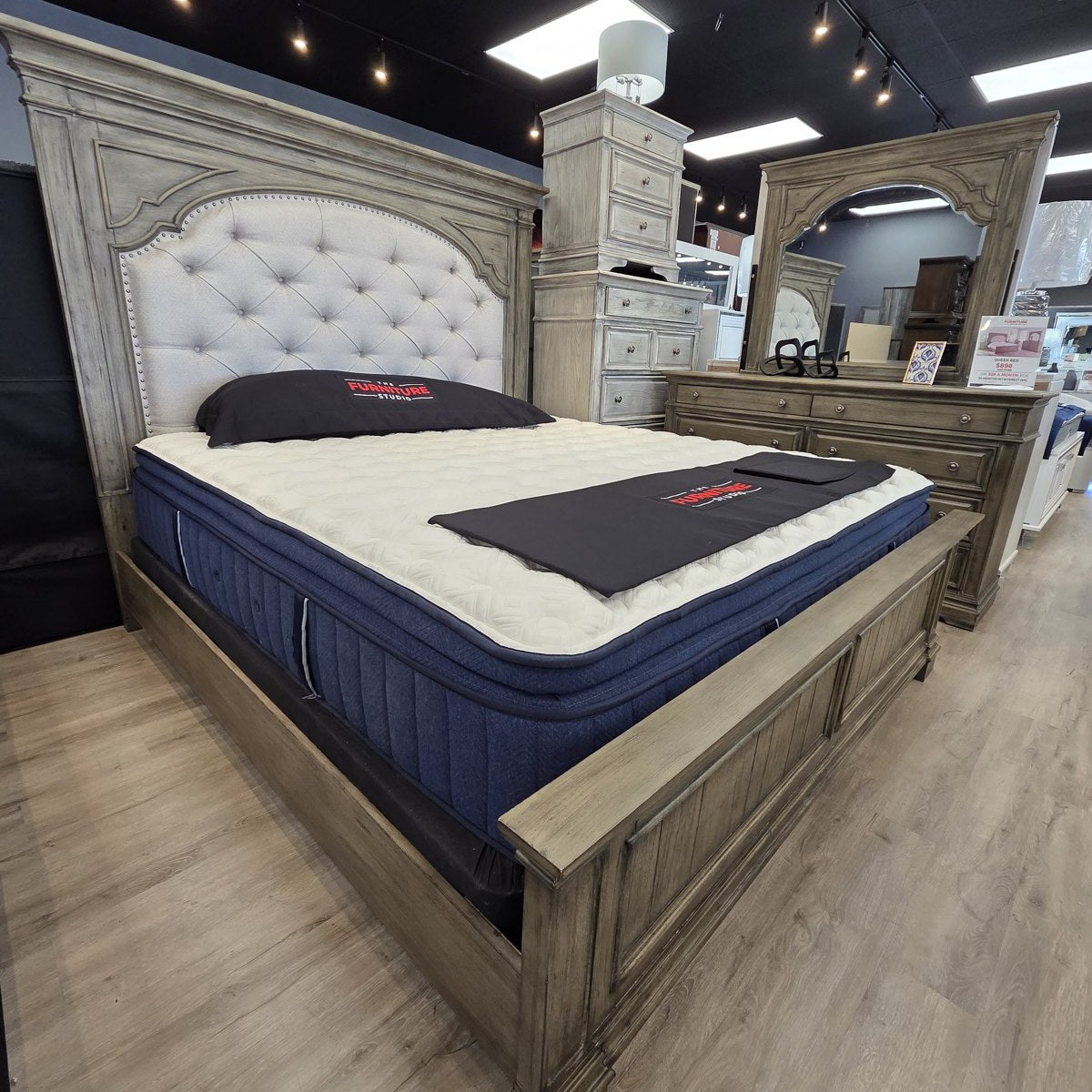 Stearns & Foster Kirkland Pillowtop White Top mattress
