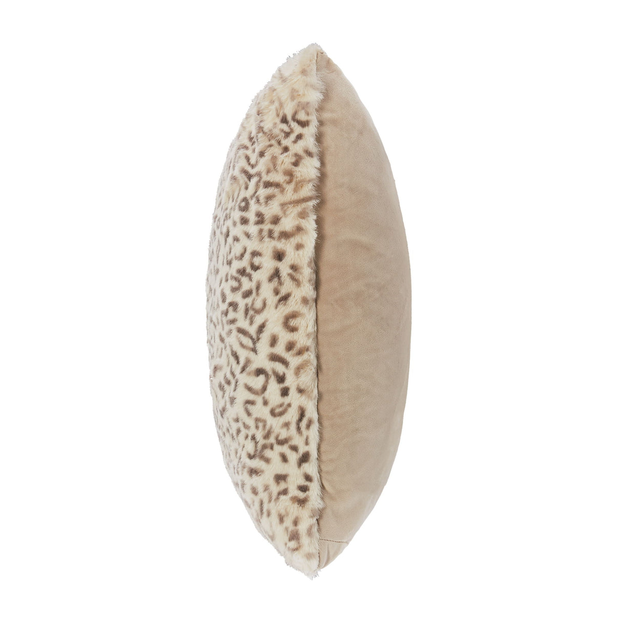 Snow Leopard - 20" Square Pillow - Natural