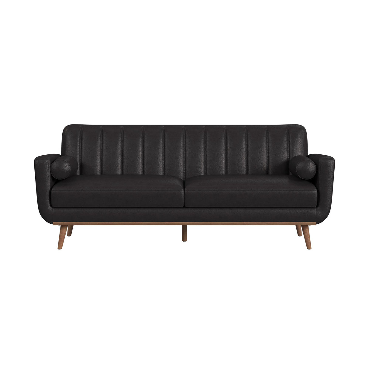 Horizon - Sofa With Wood Front And 2 Pillows