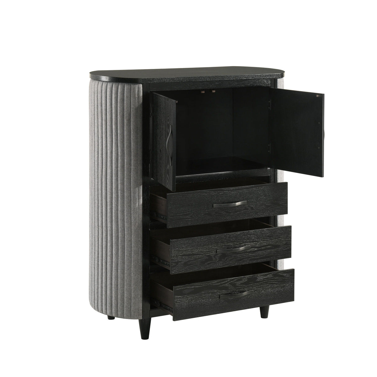 Skyline - Cómoda de puertas - Ónix
