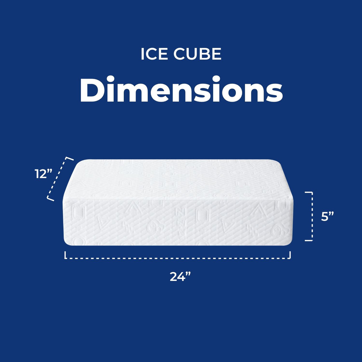 Pillow Cube - Ice Cube Pillow