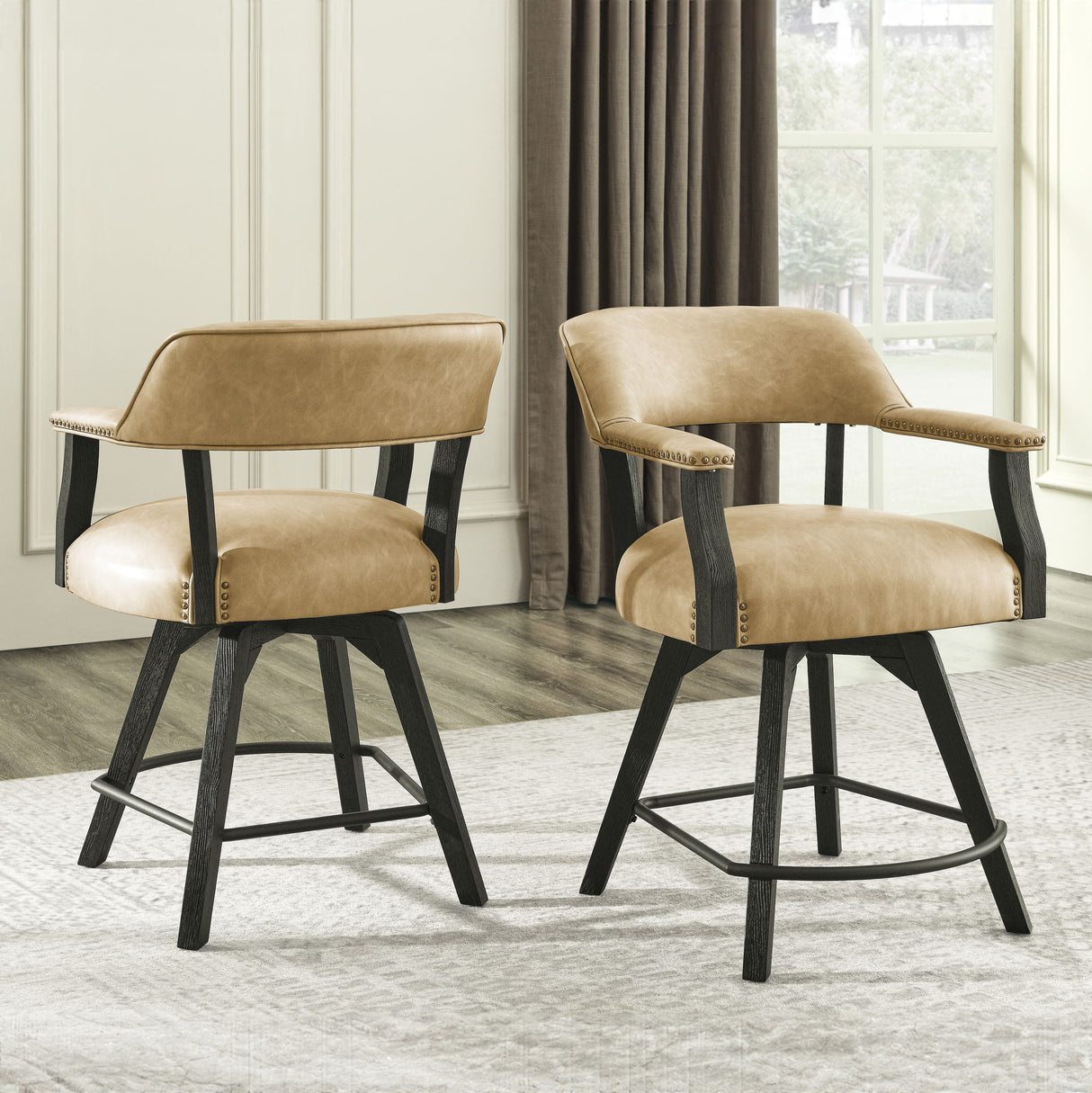 Rylie - Silla alta giratoria para barra