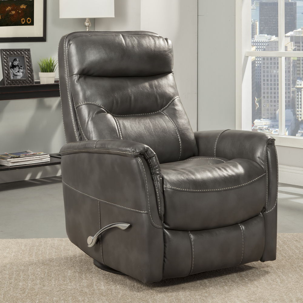 Gemini - Sillón reclinable giratorio planeador de 33.5" (Juego de 2)