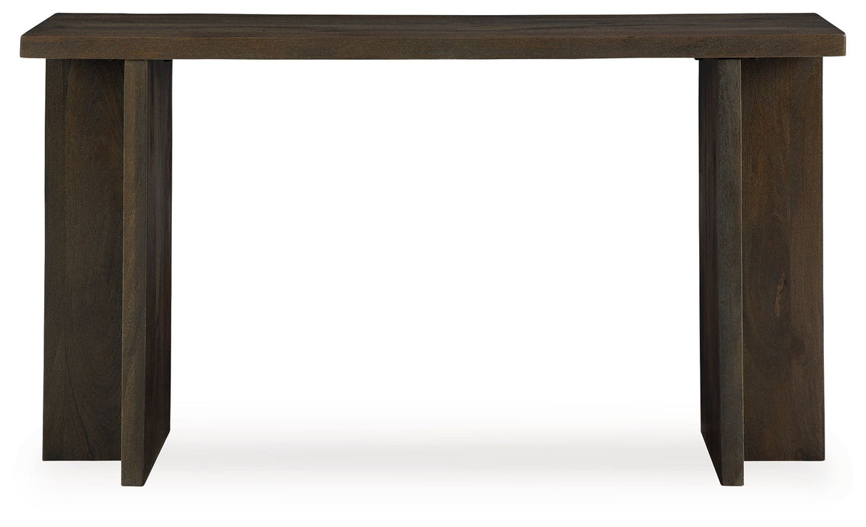 Jalenry - Console Sofa Table - Grayish Brown