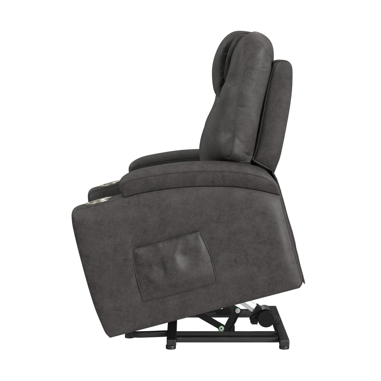 Kenmore - Sillón Elevador P1 con Masaje Térmico - Gris Oscuro Simba