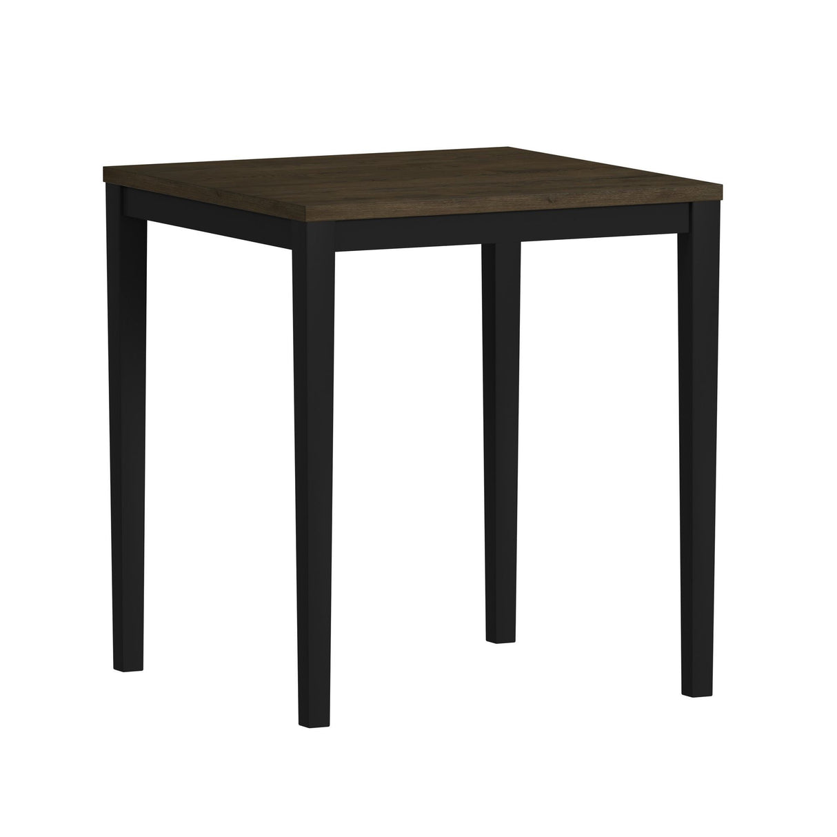 Tulane - Juego de Comedor de 5 Piezas (Mesa de Barra y 4 Sillas de Barra) - Roble y Negro