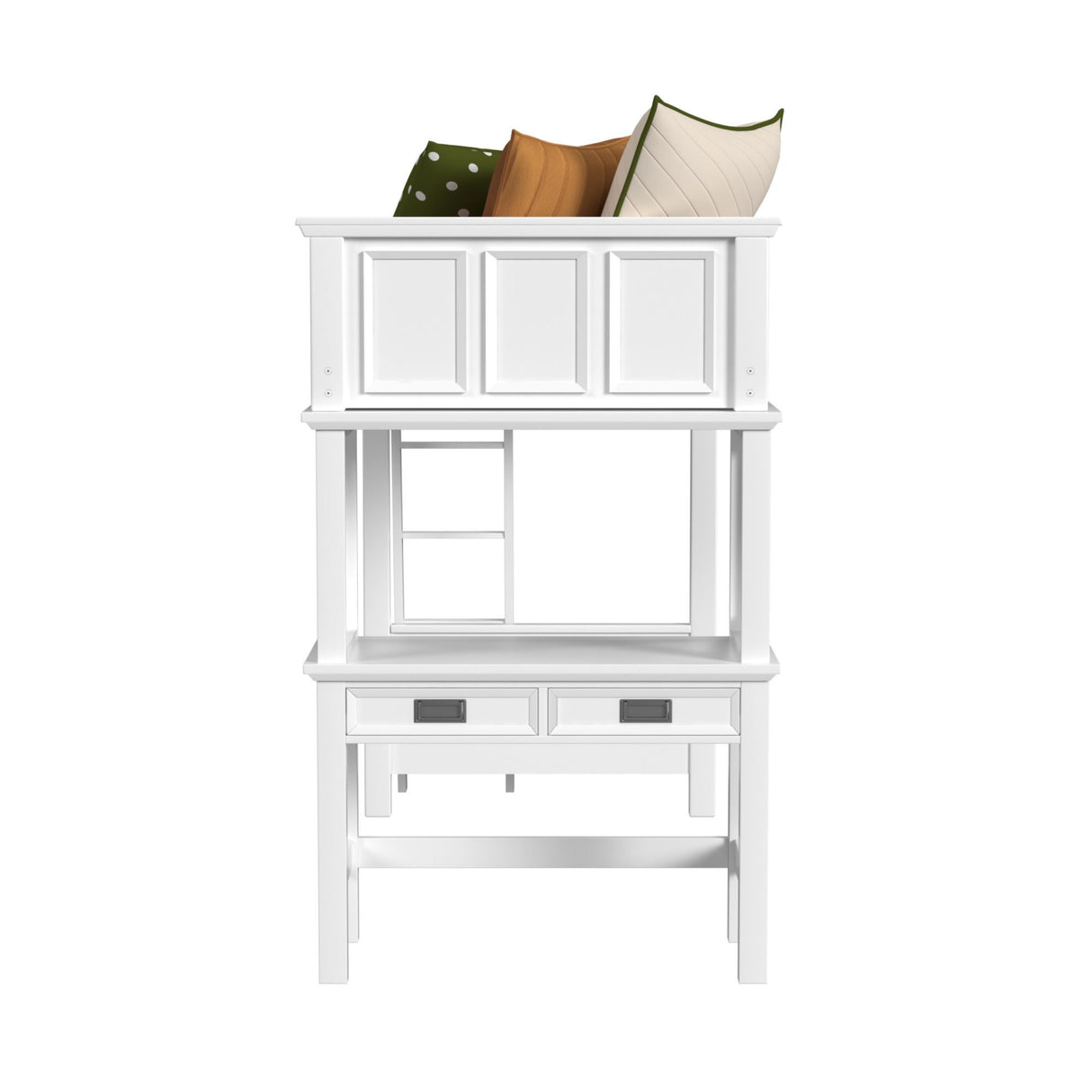 Hampton Kids - Litera con escalera y escritorio con altavoz