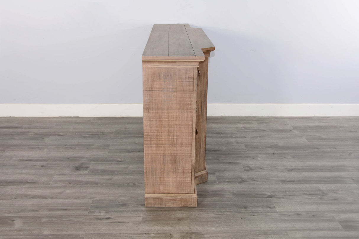 72" Console With Electric Fireplace