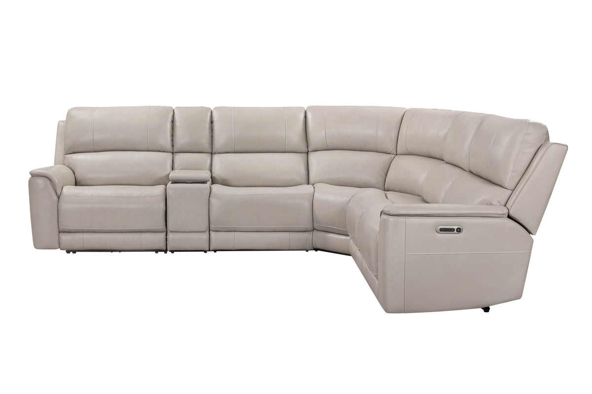 Seccional reclinable eléctrico Easton con reposacabezas ajustables eléctricamente