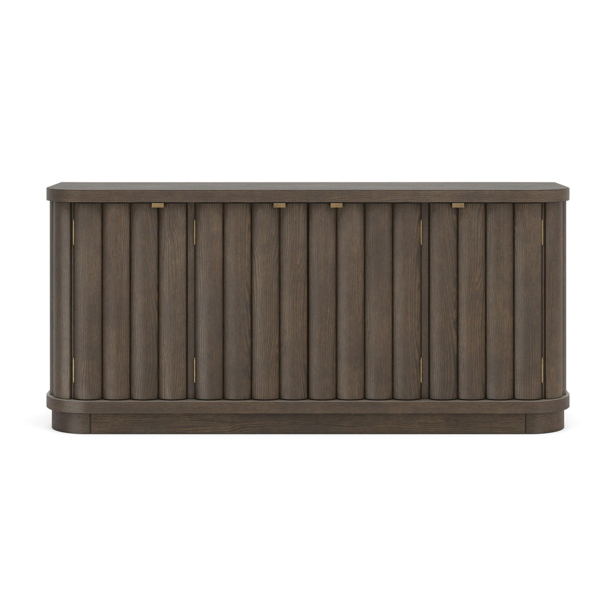 Darimore - Extra Large TV Stand - Burnished Brown