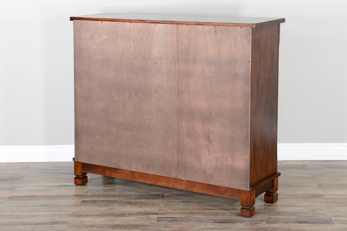 Santa Fe - Traditional Wood Bookcase - Dark Chocolate