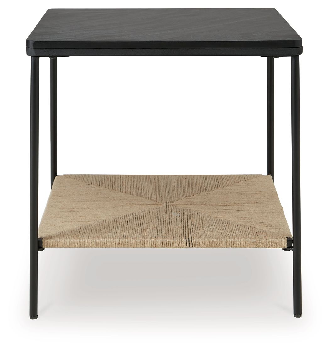 Minrich - Mesa auxiliar - Negro / Natural