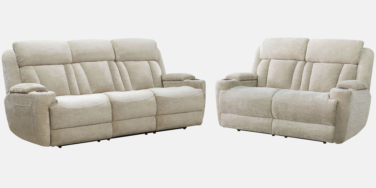 Dalton - Juego de sofá reclinable eléctrico