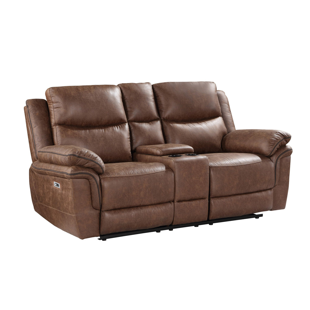 Ryland - Sofá biplaza reclinable con consola