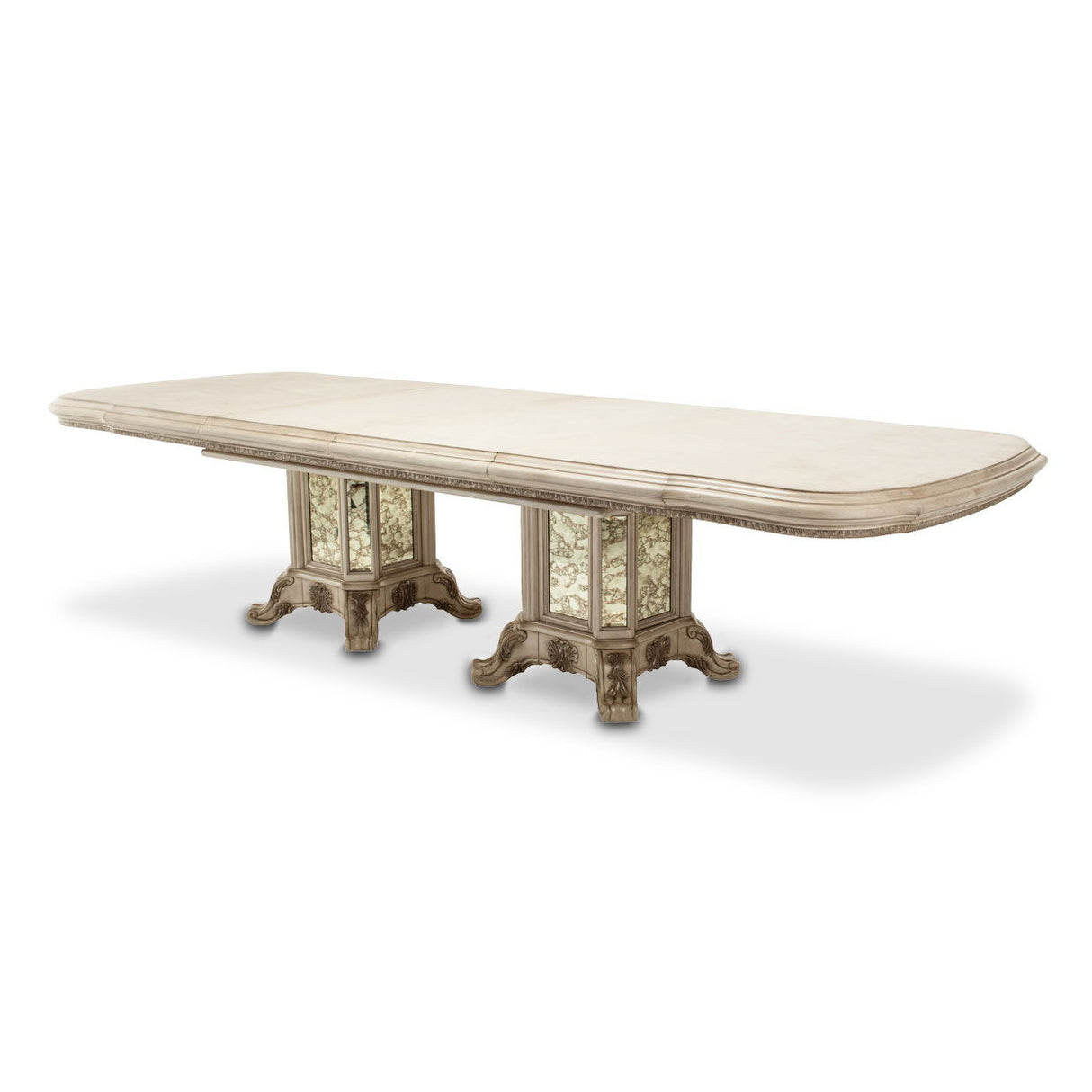 Platine de Royale - Mesa de comedor rectangular - Champaña
