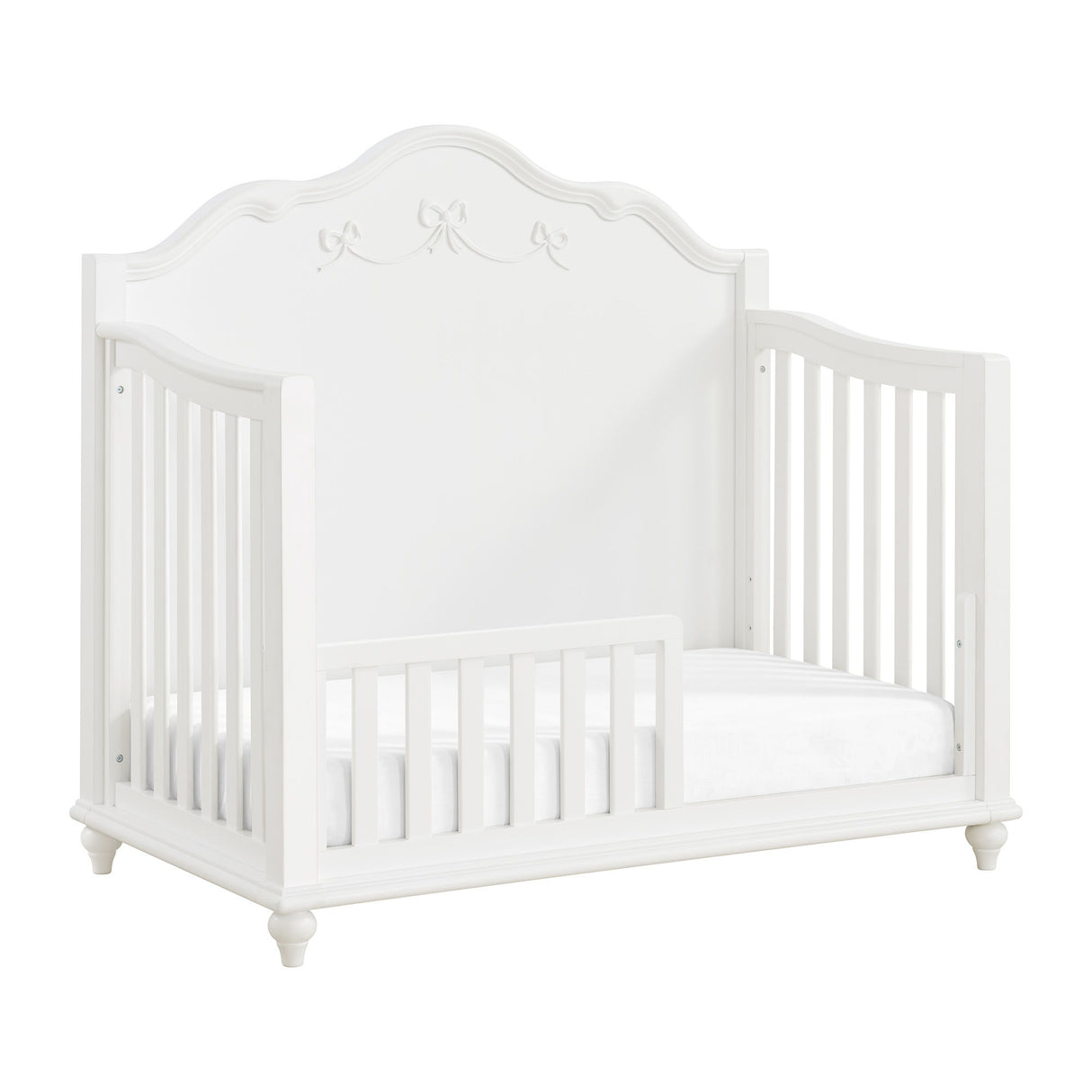 Alana - Crib With Guardrails - White alternate view 3