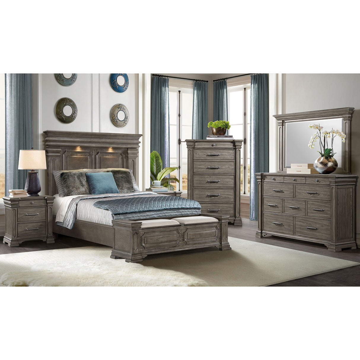 Kings Court - Cama con almacenaje