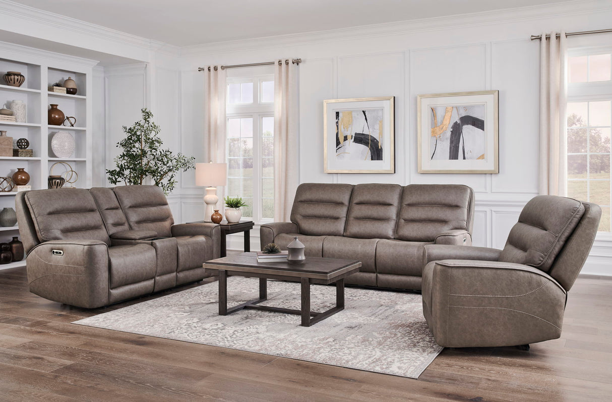 Lawson - Zero Gravity Power Recliner (Set of 2) - Sydney Brunette