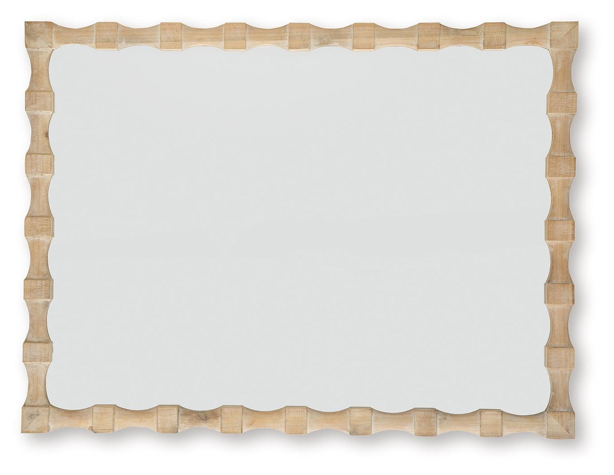 Acelmore - Accent Mirror - Light Brown alternate view 4