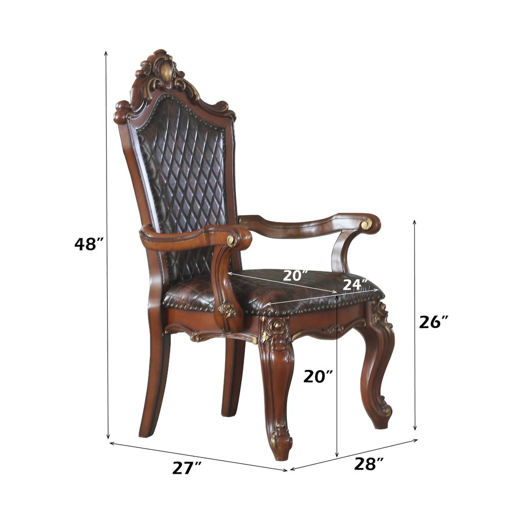 Picardy - Silla (Juego de 2) - Roble Cerezo y PU
