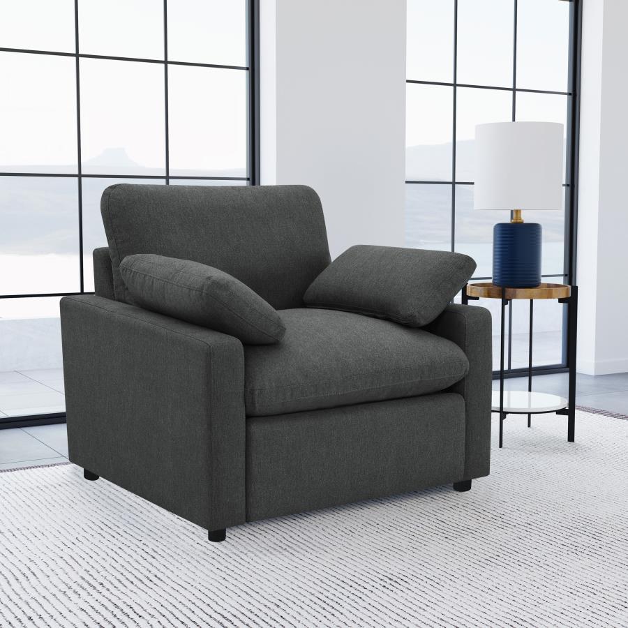 Collins - Upholstered Power Recliner Chair