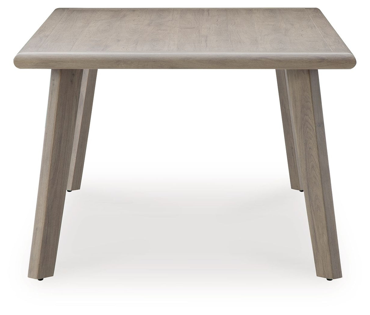 Cliff Trails - Mesa de comedor rectangular con opción para sombrilla - Beige